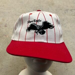 Vintage Seattle Washington Silver Eagle Embroidered Graphic Men’s Adjustable Hat